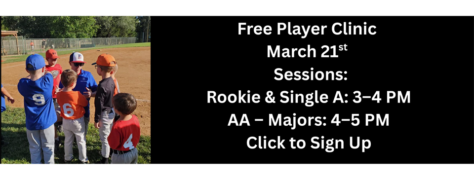 DLL Player Clinic, Saturday March 21st